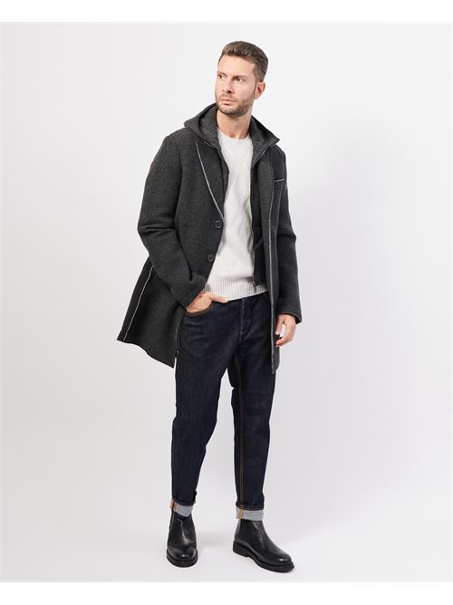 Manteau homme Yes Zee en laine mélangée YES ZEE | O827-QK000835